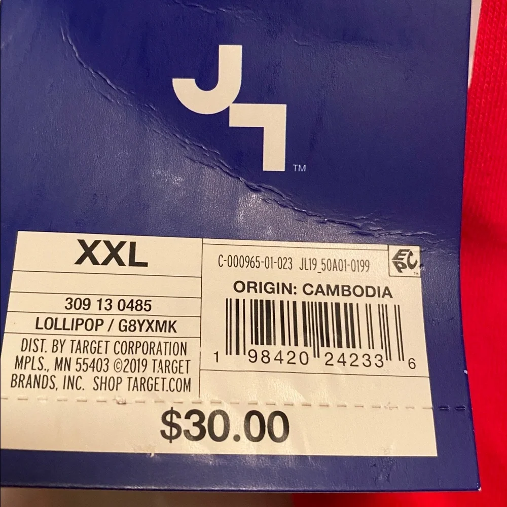 Joylab Red Mid-Rise Joggers…size XXL - Picture 7 of 7